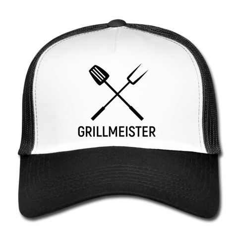 GRILLMEISTER Trucker Cap - Weiß/Schwarz