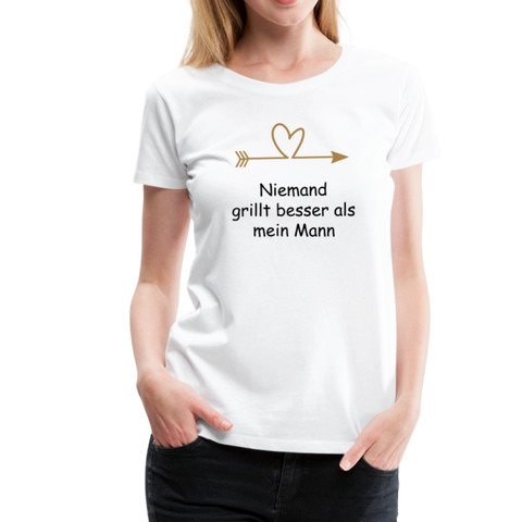 T-Shirt "Mein Mann" - Weiß