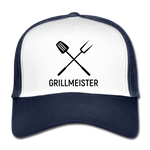 GRILLMEISTER Trucker Cap - Weiß/Navy