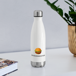 BURGERMEISTER Isolierflasche mit Logo - Weiß