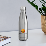 BURGERMEISTER Isolierflasche mit Logo - Lightsilver