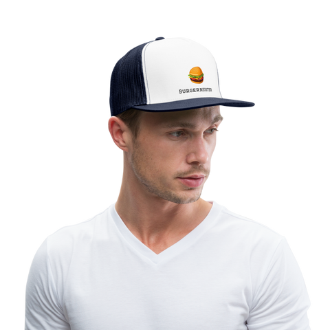 BURGERMEISTER Trucker Cap - Weiß/Navy