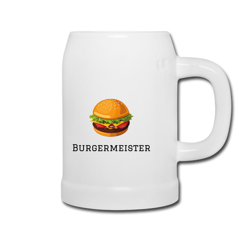 BURGERMEISTER Bierkrug - Weiß