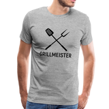 GRILLMEISTER T-Shirt - Grau meliert