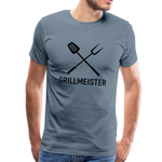 GRILLMEISTER T-Shirt - Blaugrau