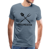 GRILLMEISTER T-Shirt - Blaugrau