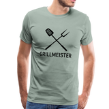 GRILLMEISTER T-Shirt - Graugrün